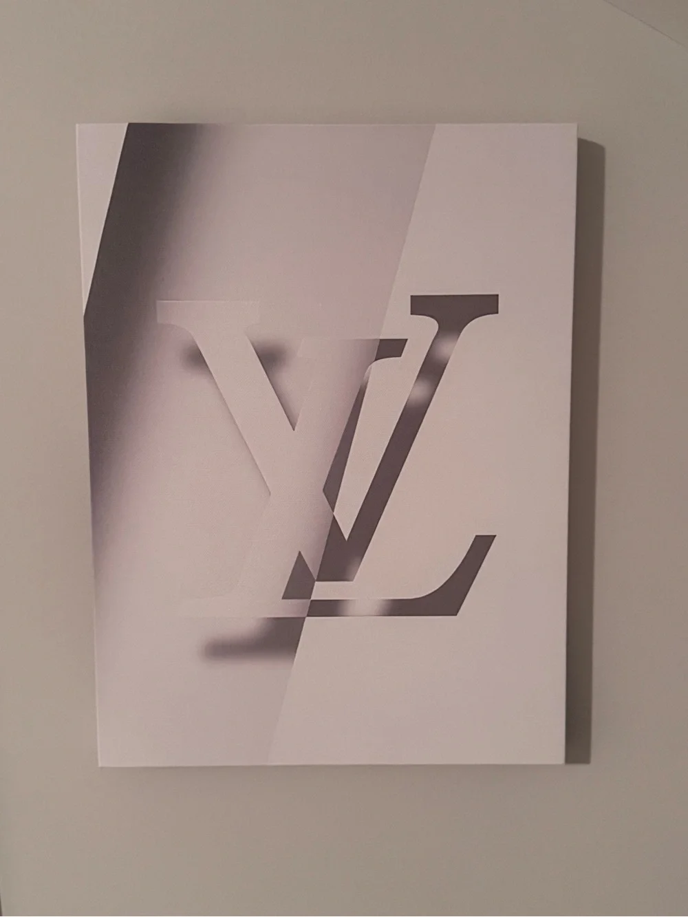 Grey LV Canvas